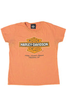 Recycled Orange Museum Harley Davidson T-Shirt