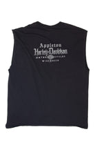Recycled Eagle Harley Davidson Cutoff Sleeves T-Shirt (2010s)