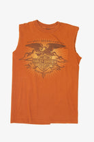 Recycled Doug's Florence Harley Davidson Sleeveless T-Shirt (2000s)