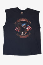 Vintage Denton County Harley Davidson Sleeveless T-Shirt (2000s)