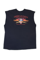 Vintage Denton County Harley Davidson Sleeveless T-Shirt (2000s)