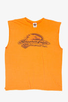 Recycled Screaming Eagle Harley Davidson Sleeveless T-Shirt (2010s)