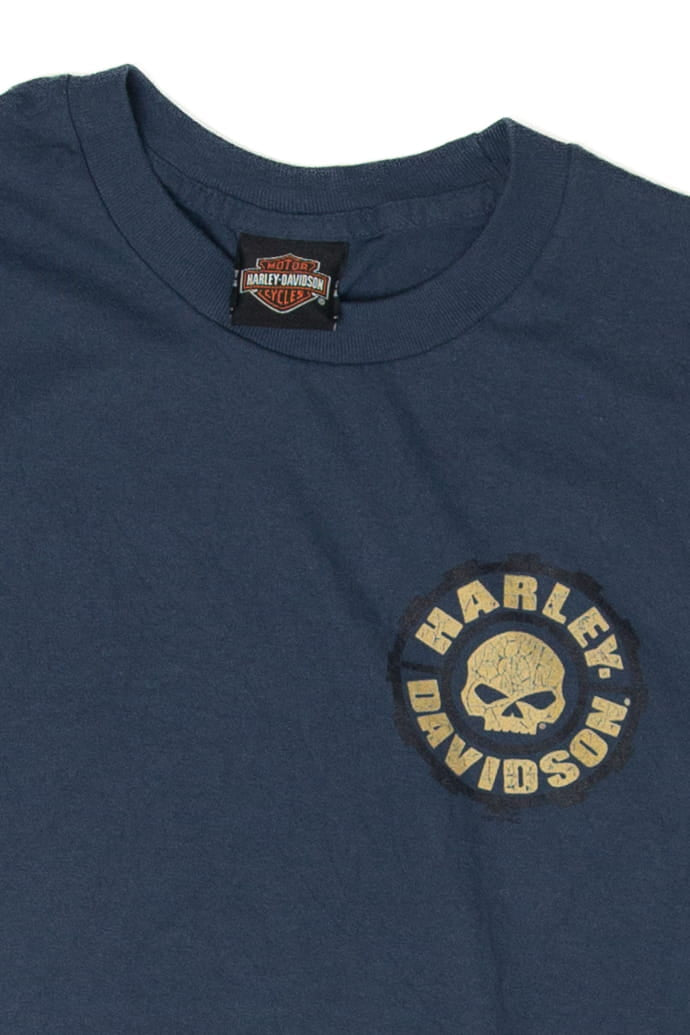 Recycled Tripp's Harley Davidson Sleeveless T-Shirt (2010s)
