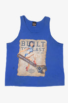 Recycled "Built To Last" Harley Davidson Sleeveless T-Shirt (2010s)