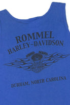 Recycled "Built To Last" Harley Davidson Sleeveless T-Shirt (2010s)