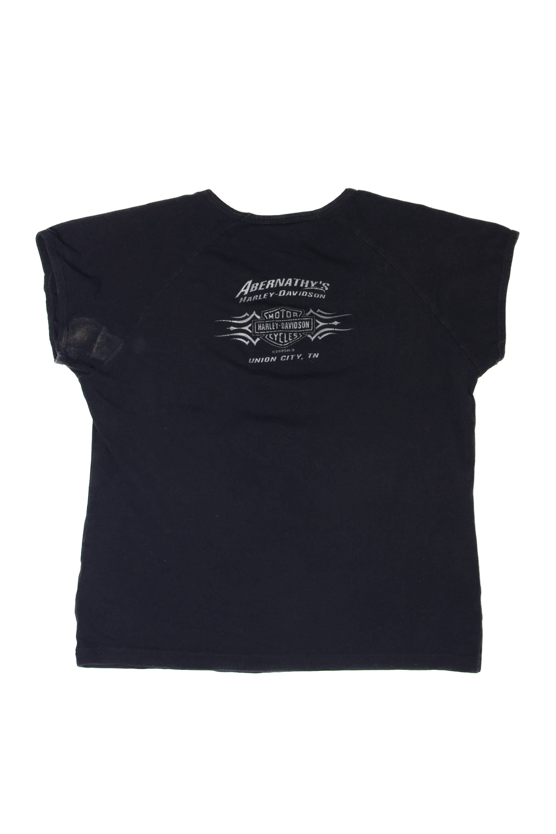 Vintage Abernathy's Union City Harley Davidson T-Shirt (2000s)