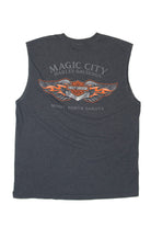 Recycled Magic City Harley Davidson Sleeveless T-Shirt (2010s)