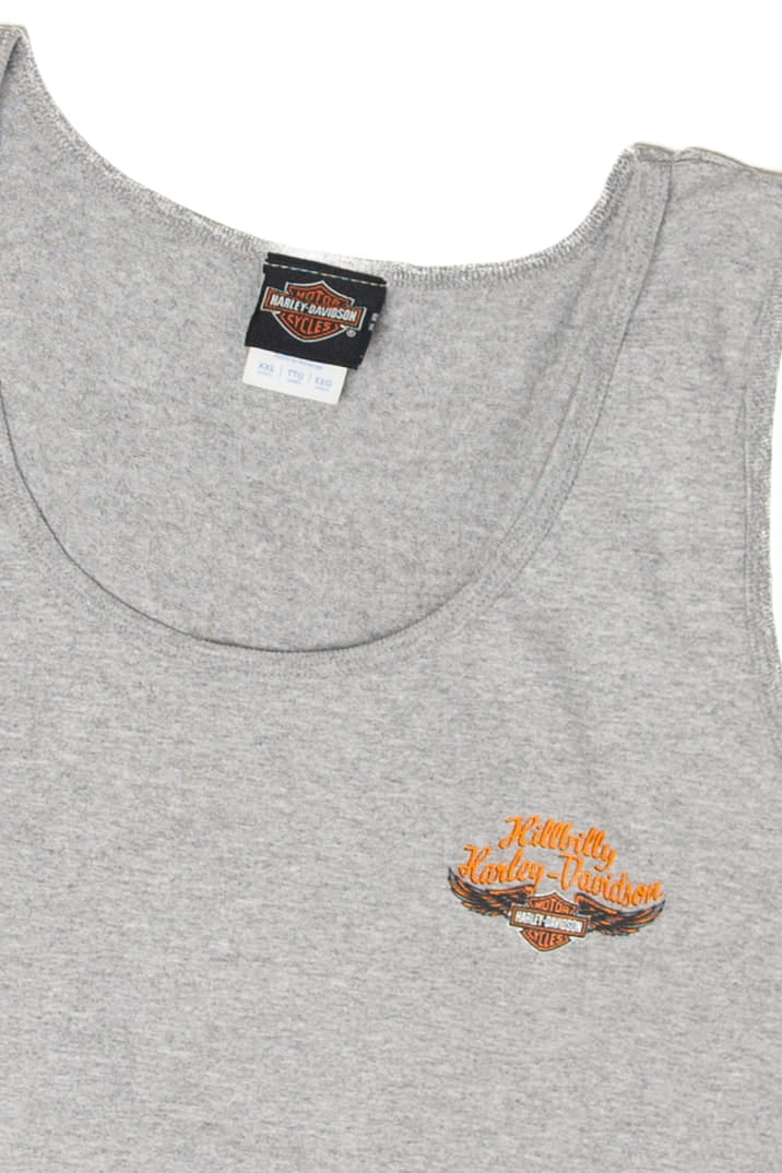 Recycled Hillbilly Harley Davidson Sleeveless T-Shirt