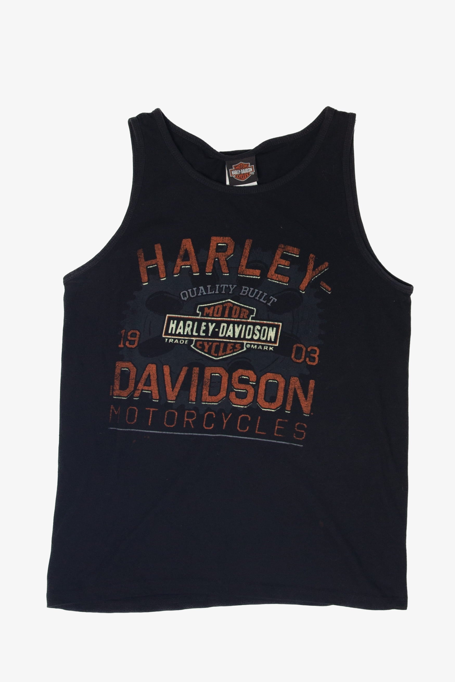 Recycled Appleton Harley Davidson Sleeveless T-Shirt