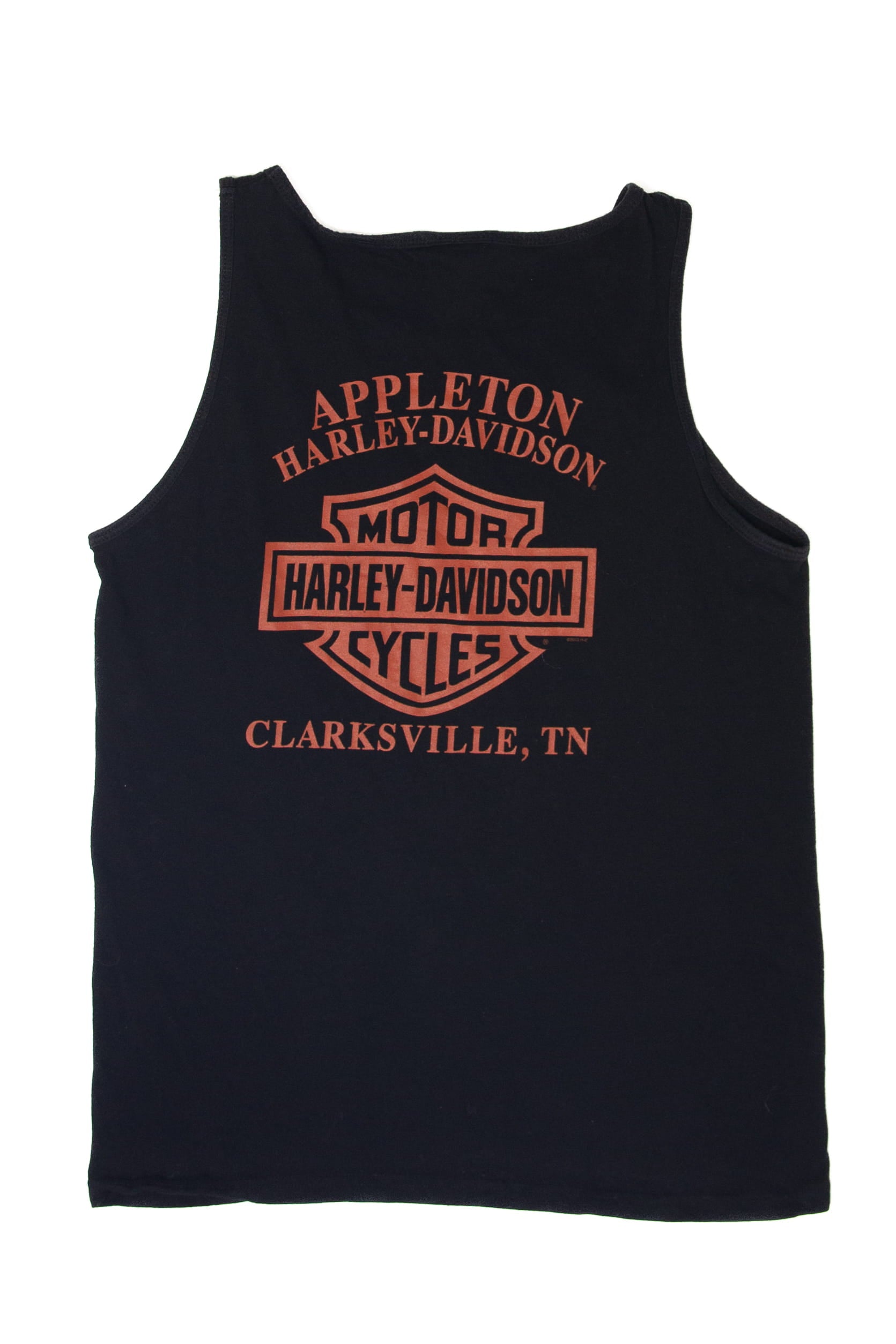 Recycled Appleton Harley Davidson Sleeveless T-Shirt