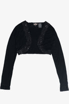 Harley Davidson Sequin Bolero Long Sleeve Top (2010s)