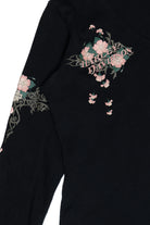 Vintage Harley Floral Tattoo Print Long Sleeve T-Shirt (2000s)