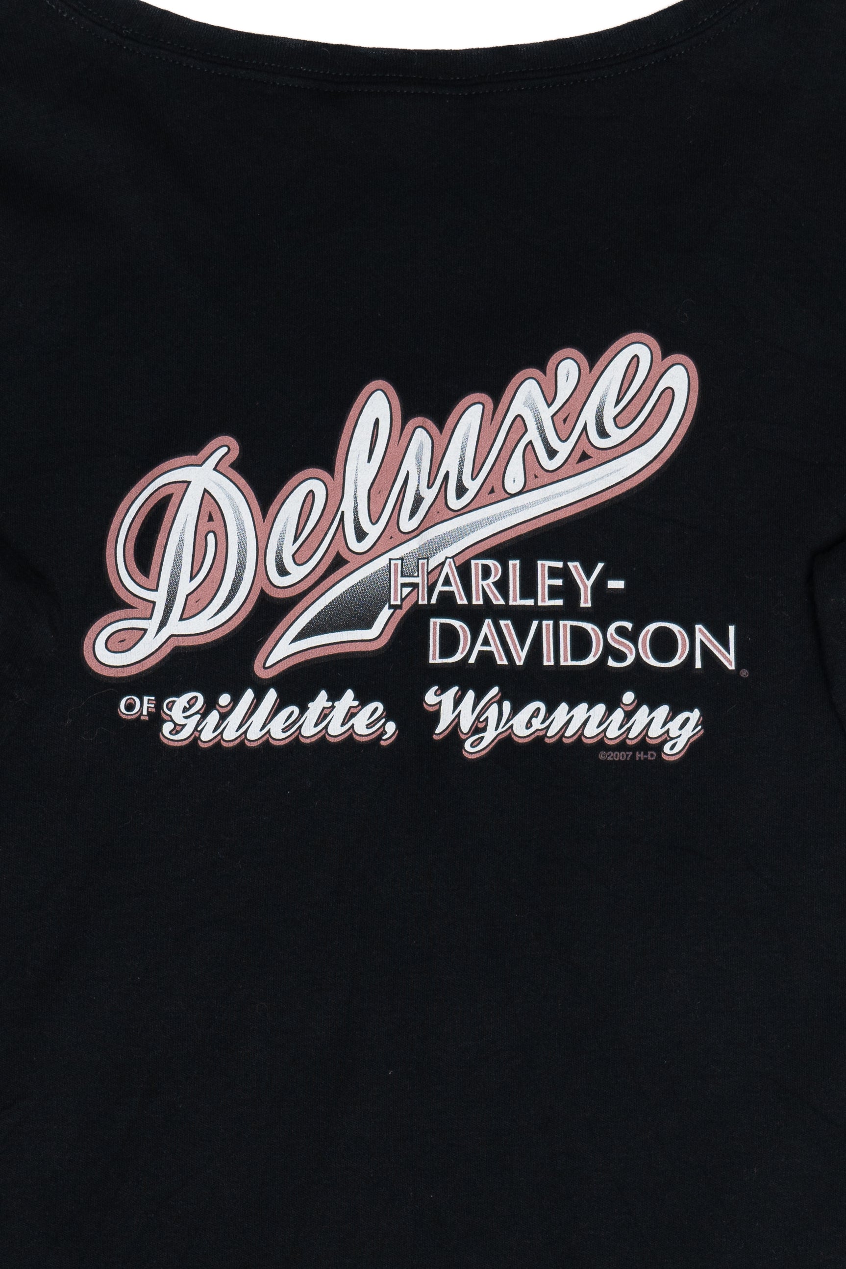 Vintage Harley Floral Tattoo Print Long Sleeve T-Shirt (2000s)