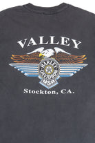 Vintage Harley Davidson Stockton, CA. Faded Pocket T-Shirt (1990s)