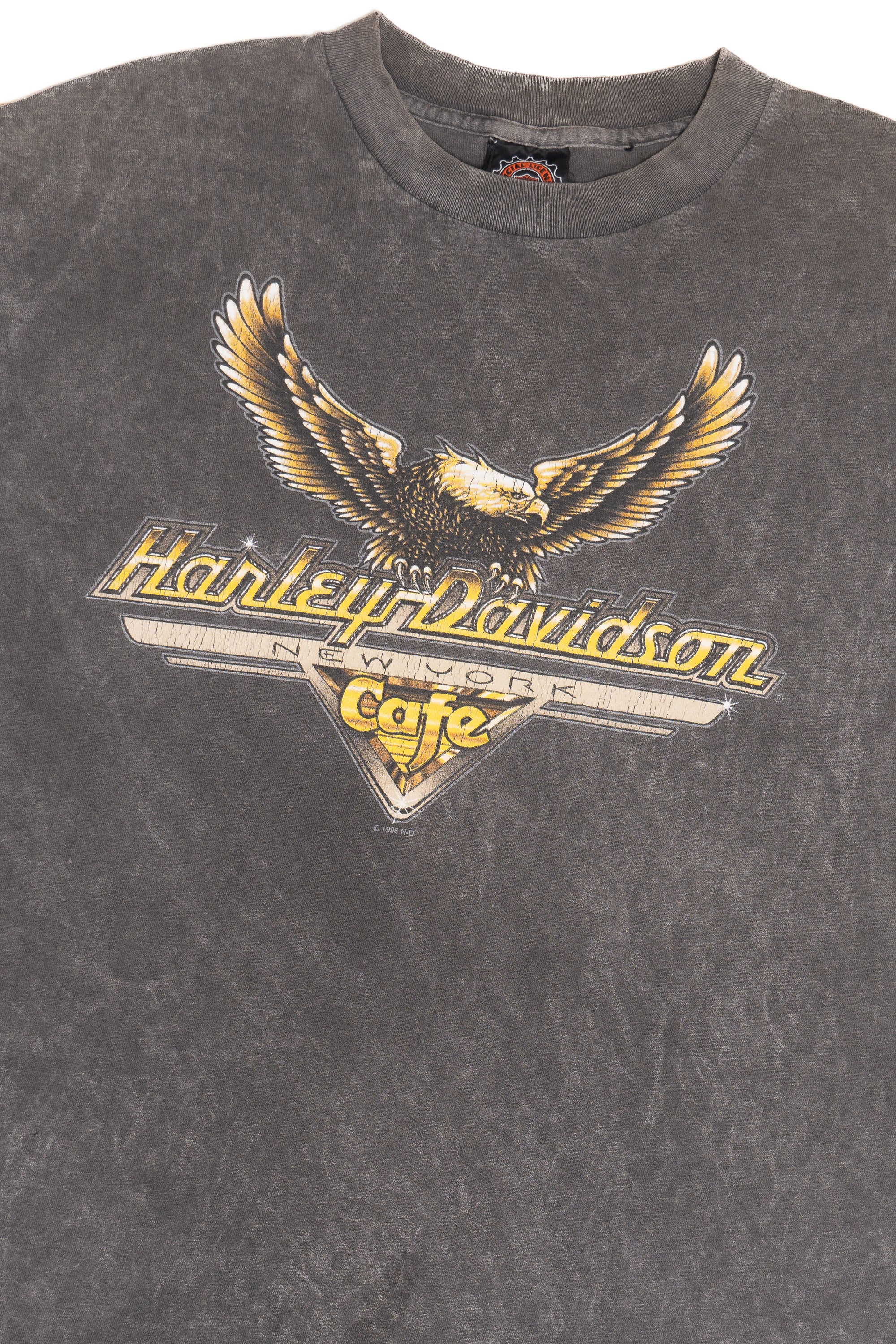 Vintage 1996 Harley Davidson Cafe New York T-Shirt (1990s)