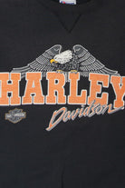 Hanes "American And Proud Of It!" Eagle Harley Davidson Sweatshirt (1990s)