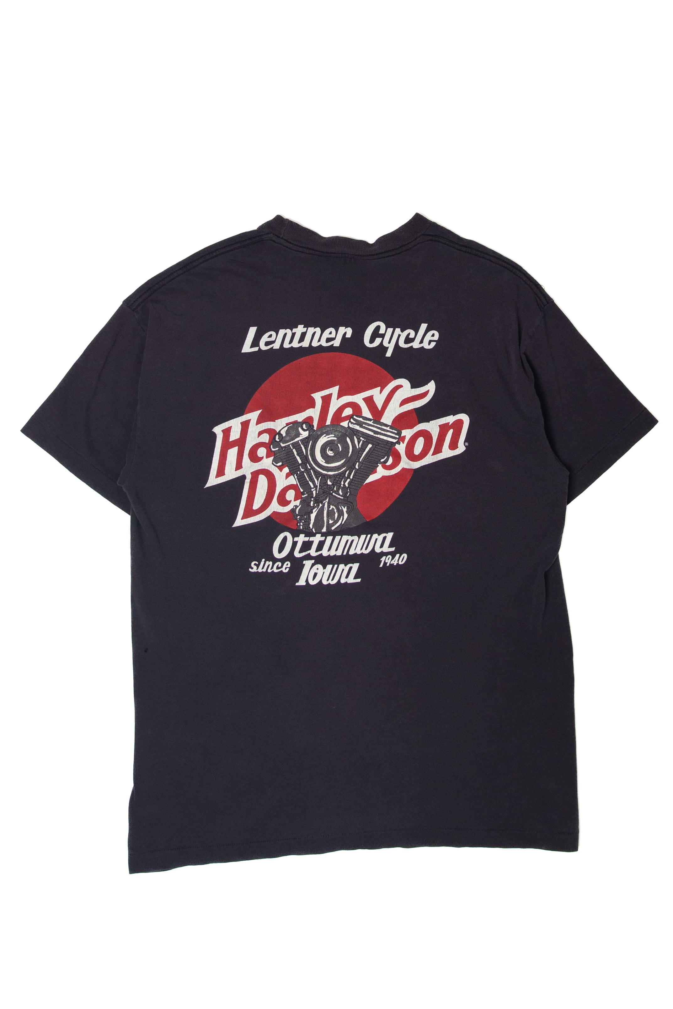 Vintage Lenter Cycle Harley Davidson T-Shirt (1980s)