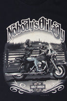 Vintage "Nobody's Old Lady" Jim's Hawg Shop Harley Davidson T-Shirt (1990s)
