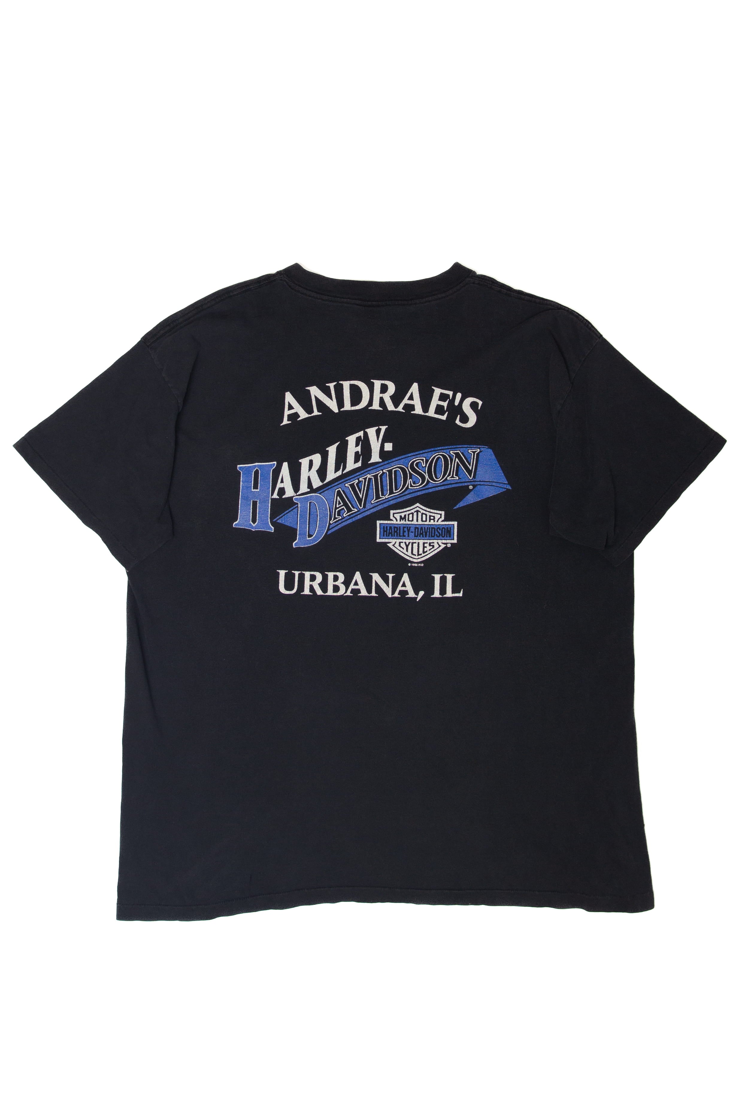 90s HARLEY DAVIDSON vintage MUSEUME Ｔシャツ Vintage Harley Davidson Mount Rushmore Engine T-Shirt (1990s