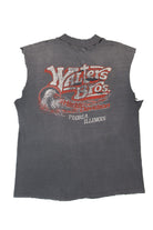 Vintage Thrashed Real Steel Harley Davidson Cutoff Sleeves T-Shirt (1990s)