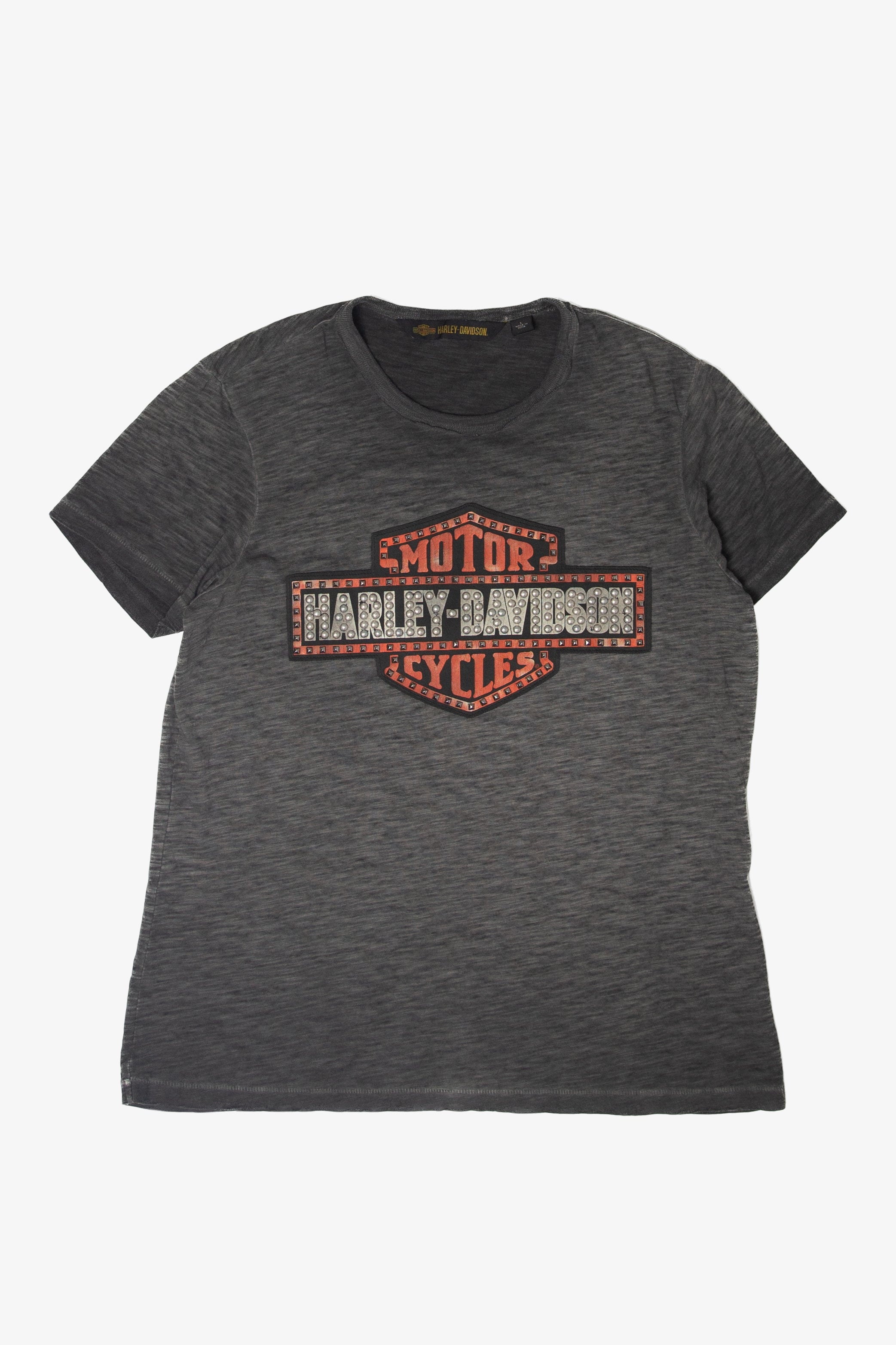 Rhinestones Harley Davidson T-Shirt (2010s)