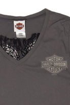 Lace Back Harley Davidson T-Shirt (2010s)