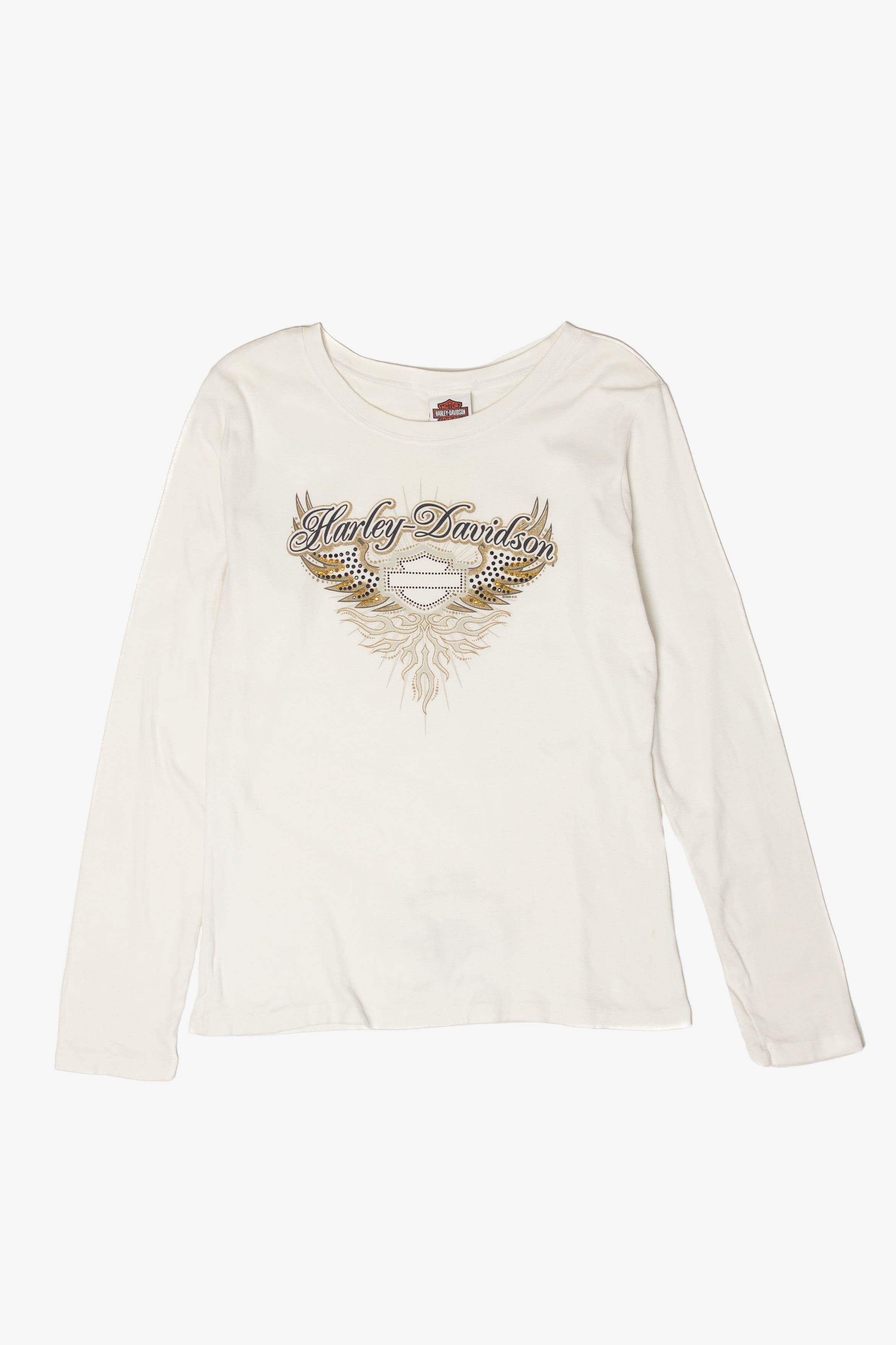 Asan, Guam Long Sleeve Harley Davidson T-Shirt (2000s)