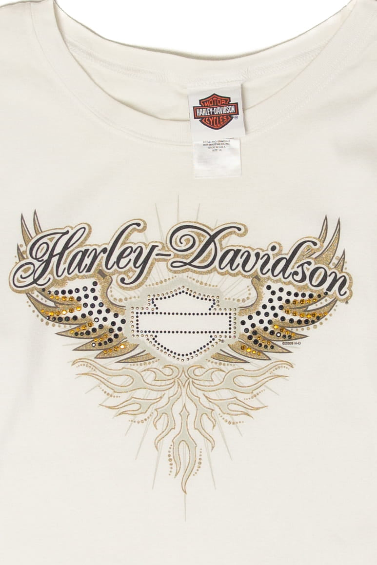Asan, Guam Long Sleeve Harley Davidson T-Shirt (2000s)