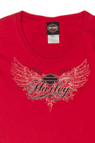 "Screw It Let's Ride" Long Sleeve Harley Davidson T-Shirt (2010s)