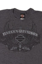 'Live To Ride" Lubbock, TX Harley Davidson T-Shirt (2010s)