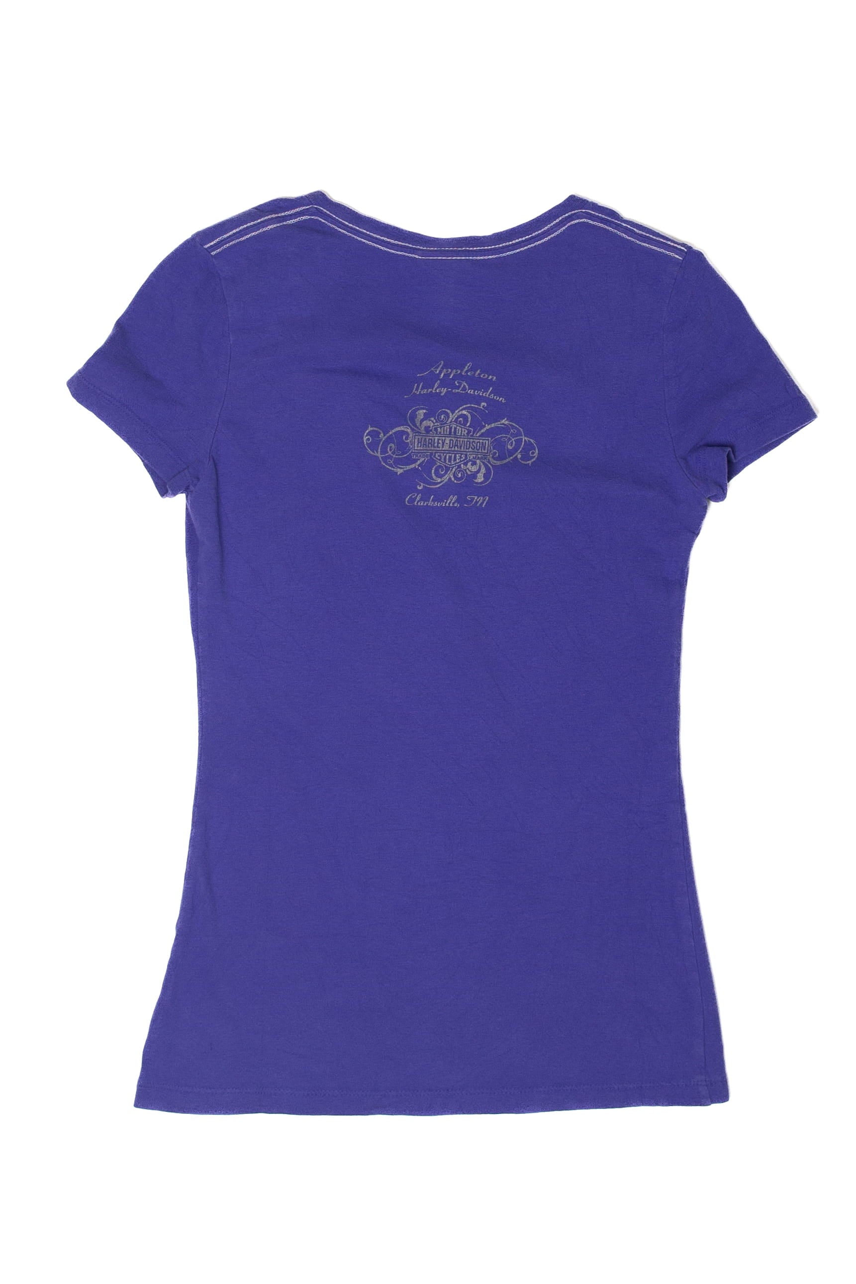 Appleton V-Neck Harley Davidson T-Shirt (2010s)