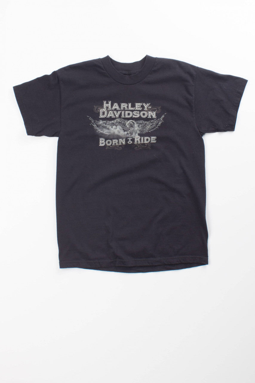 Born to Ride Harley Davidson Baby Tee