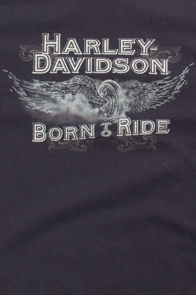 Born to Ride Harley Davidson Baby Tee
