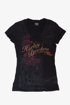 Dudley Perkins Co. Rhinestones Harley Davidson T-Shirt (2010s)