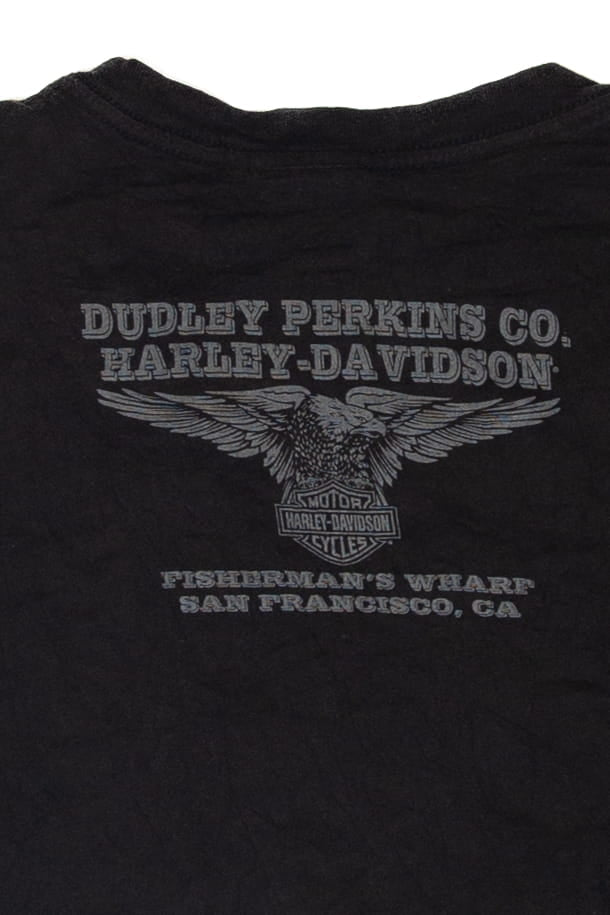 Dudley Perkins Co. Rhinestones Harley Davidson T-Shirt (2010s)