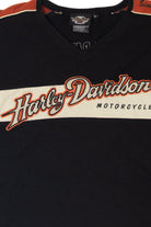 Embroidered Long Sleeve Harley Davidson T-Shirt (2010s)
