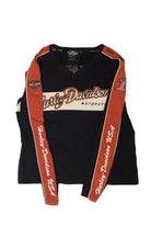 Embroidered Long Sleeve Harley Davidson T-Shirt (2010s)