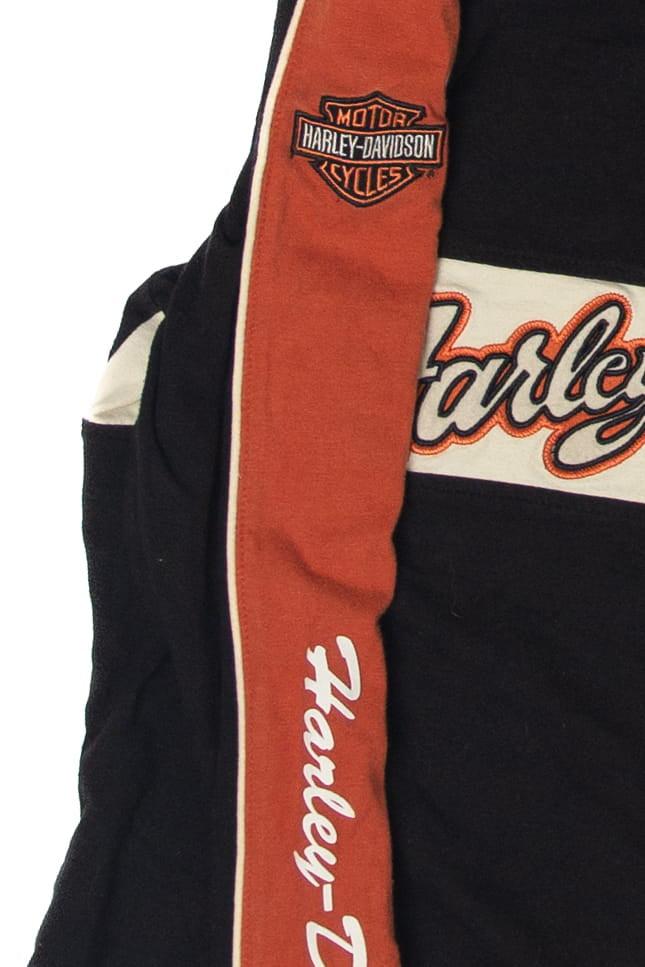 Embroidered Long Sleeve Harley Davidson T-Shirt (2010s)