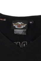 Embroidered Long Sleeve Harley Davidson T-Shirt (2010s)