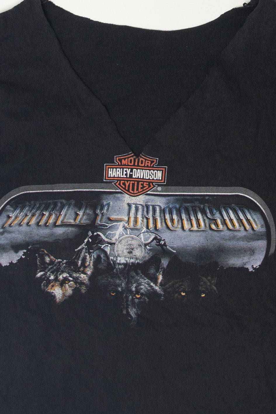 Cutoff Thrashed Tied St.Paul Minnesota Harley Davidson T-Shirt