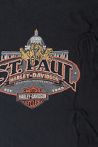 Cutoff Thrashed Tied St.Paul Minnesota Harley Davidson T-Shirt
