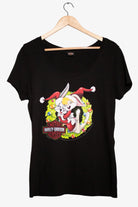 Bugs & Lola Christmas Harley Davidson T-Shirt (2010s)