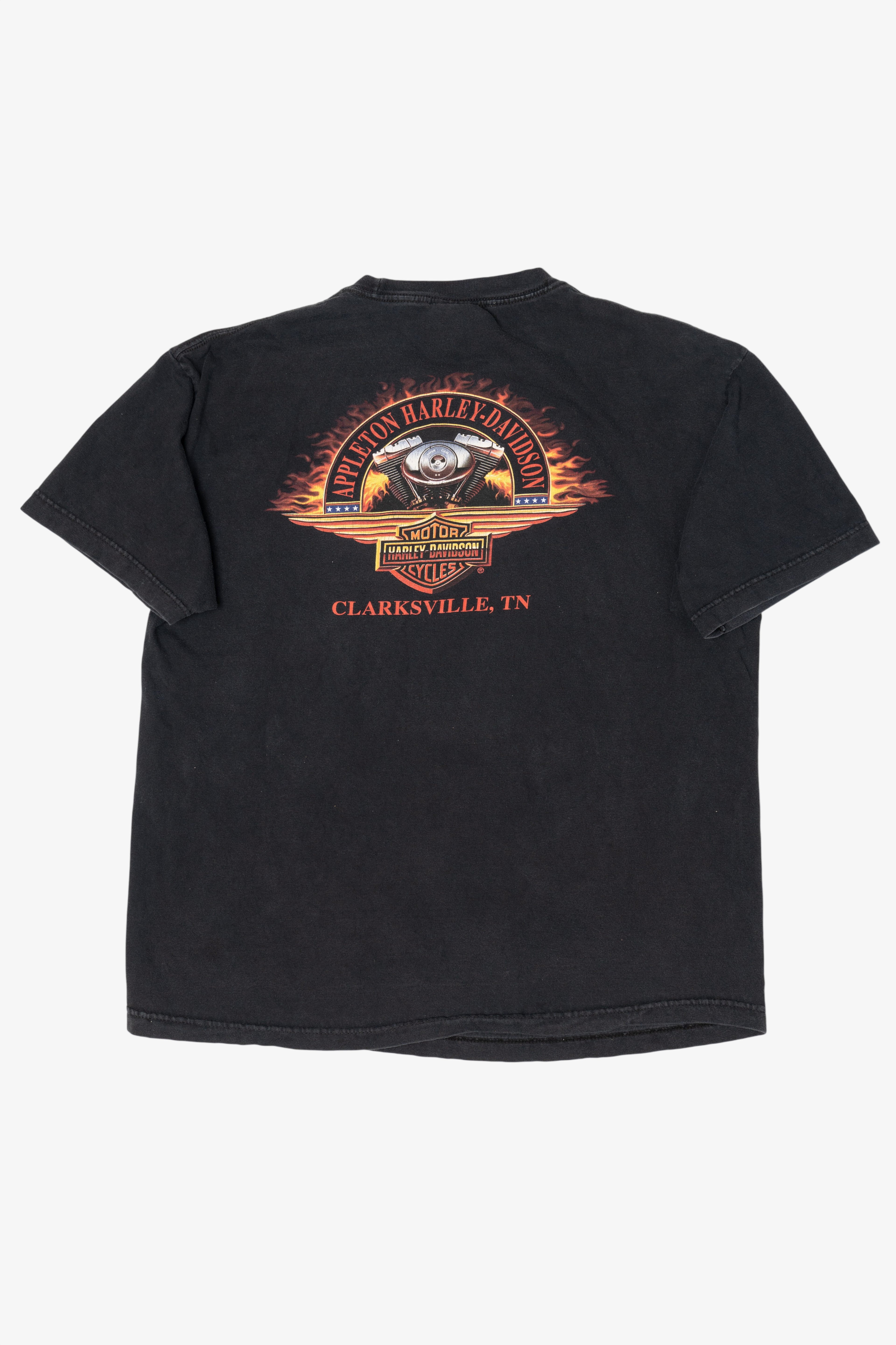 "Heritage Rolls On!" Clarksville Tennessee Harley Davidson T-Shirt
