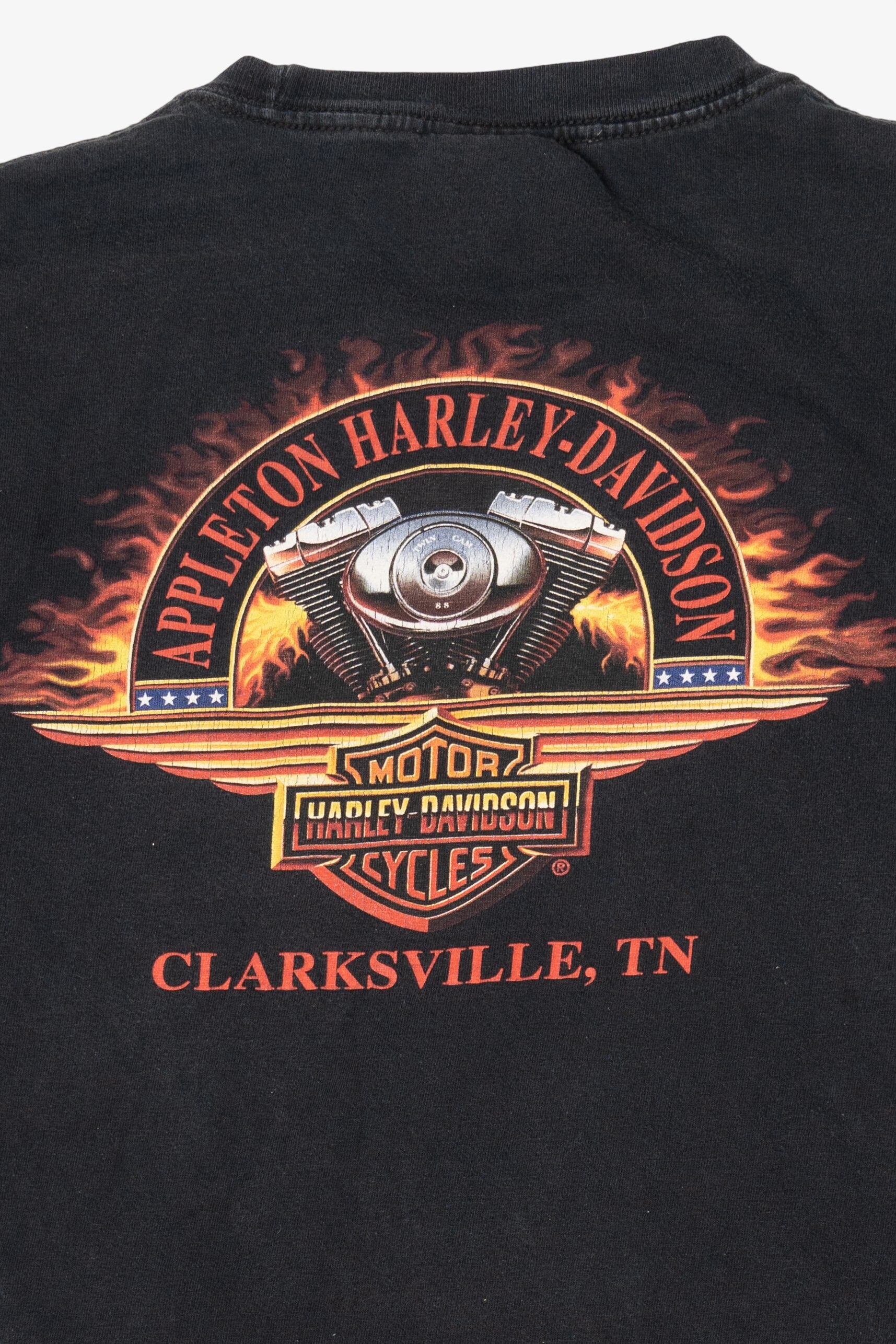 "Heritage Rolls On!" Clarksville Tennessee Harley Davidson T-Shirt