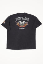 Panama City Beach Florida Front Pocket Harley Davidson T-Shirt (2010s)