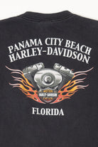 Panama City Beach Florida Front Pocket Harley Davidson T-Shirt (2010s)