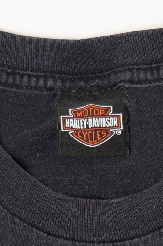 Panama City Beach Florida Front Pocket Harley Davidson T-Shirt (2010s)