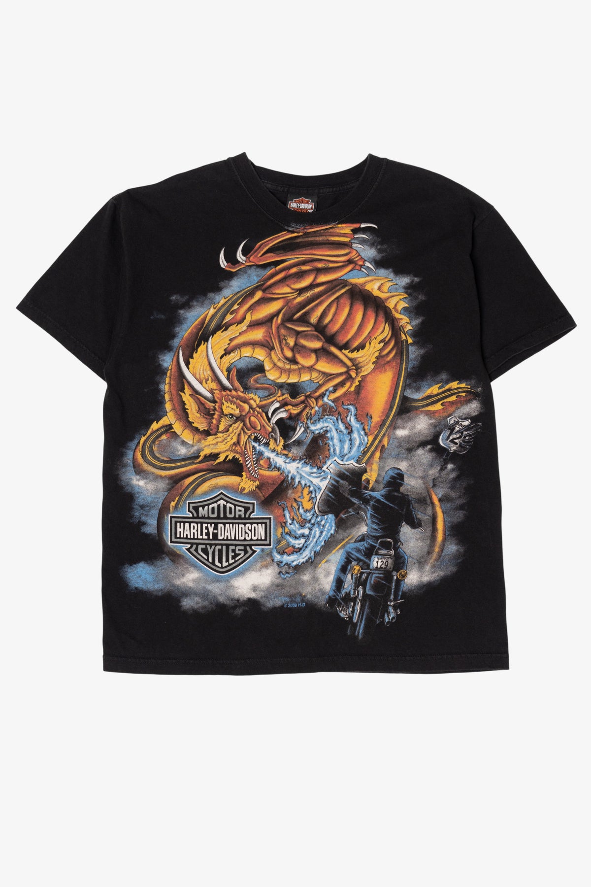 Smoky Mountain Dragon Harley Davidson T-Shirt (2000s) – Ragstock