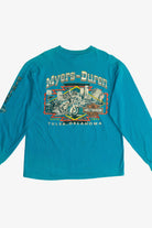 Vintage Harley Davidson "Myers-Duren" Skull Route 66 Long Sleeve T-Shirt (1990s)