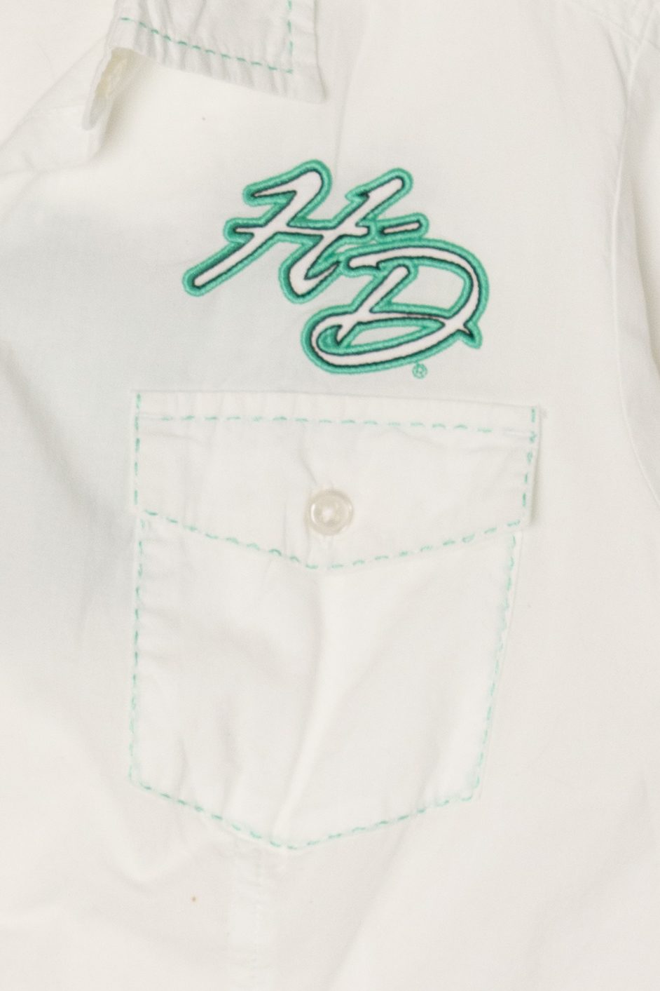 Vintage Button Up Harley Davidson T-Shirt